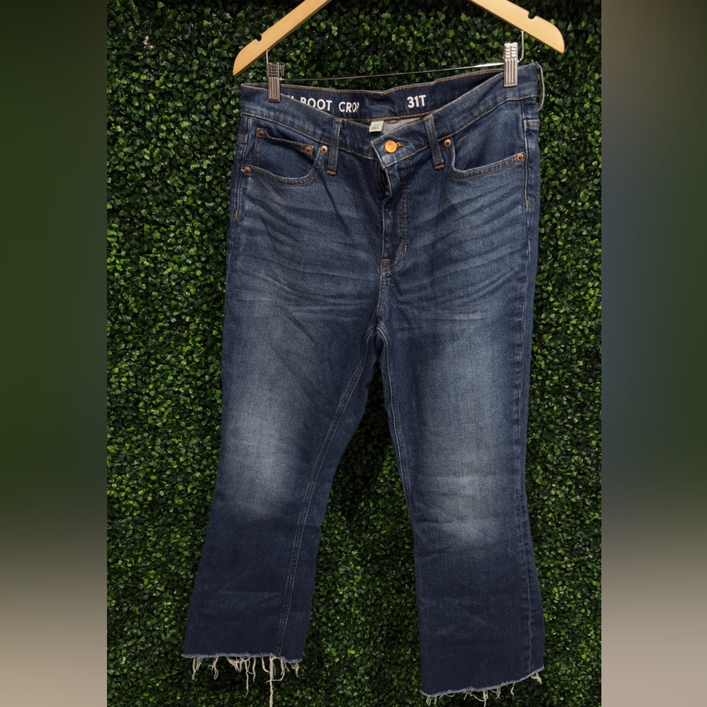 EUC JCREW DEMI BOOT CROP 31T